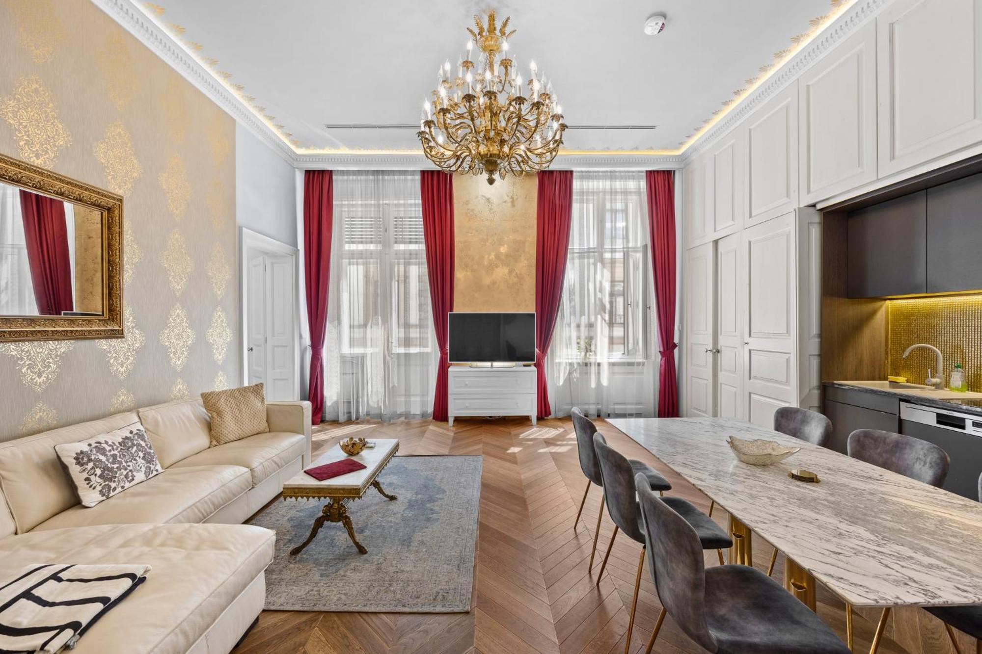 דירה Count Zrinyi Basilica Luxurious בודפשט